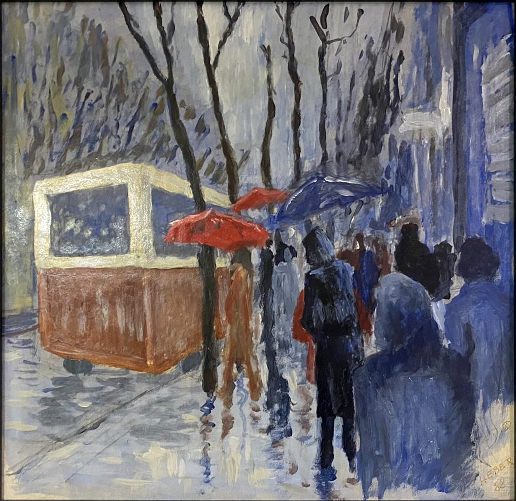 Rainy Street Scene