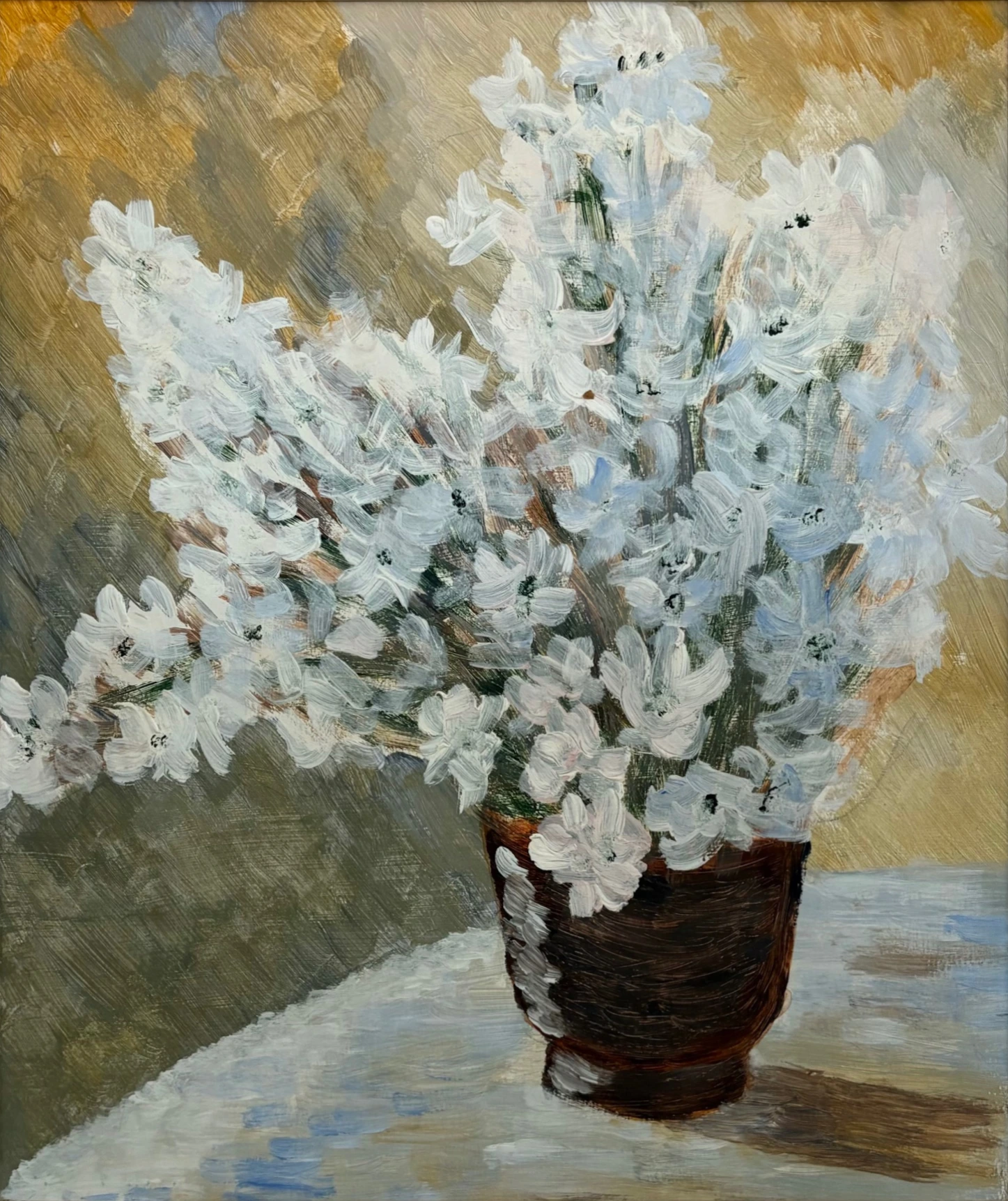 White Blossoms in Vase